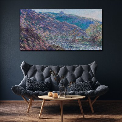 Obraz Canvas Fioletowe Wzgórza o Świcie