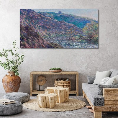 Obraz Canvas Fioletowe Wzgórza o Świcie