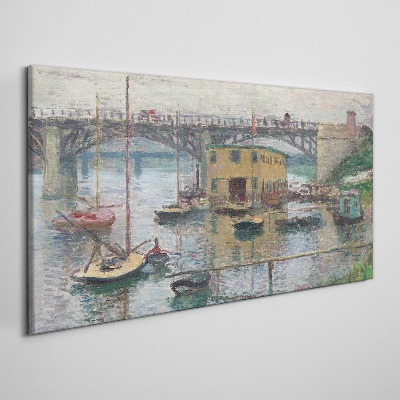 Obraz na Płótnie Most na Argenteuil Monet