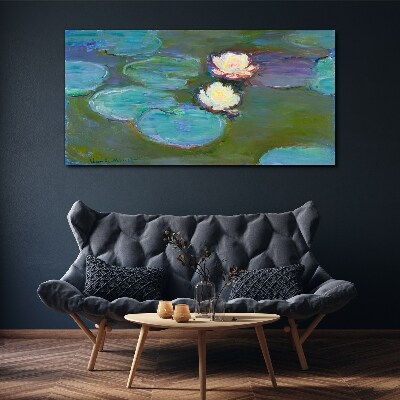 Obraz Canvas Woda lilie Monet