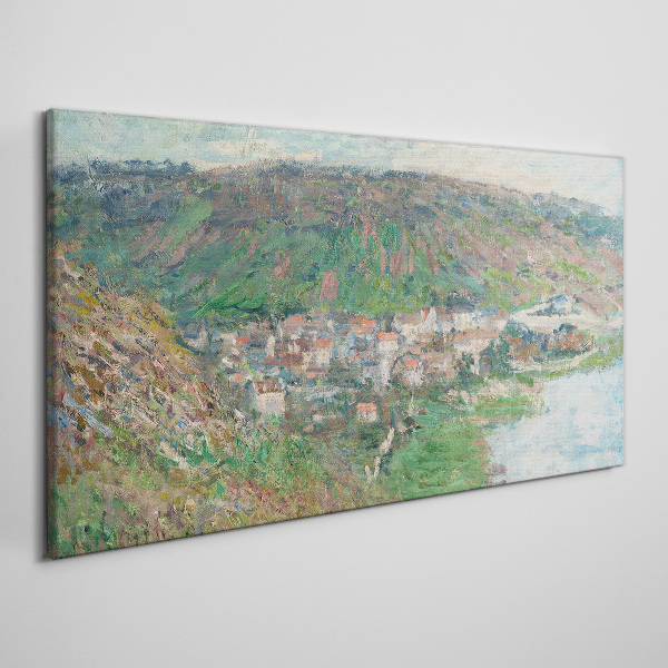 Obraz Canvas Wiosenny pejzaż nad rzeką