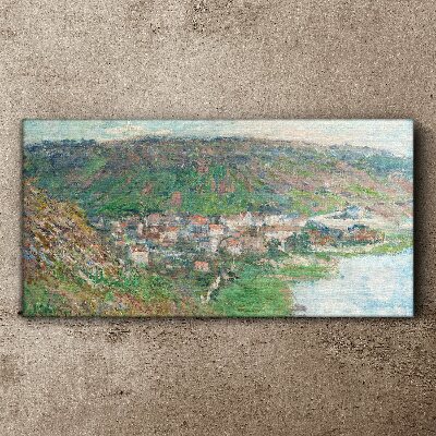Obraz Canvas Wiosenny pejzaż nad rzeką