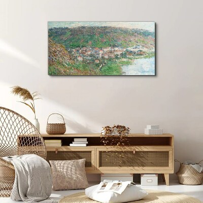 Obraz Canvas Wiosenny pejzaż nad rzeką