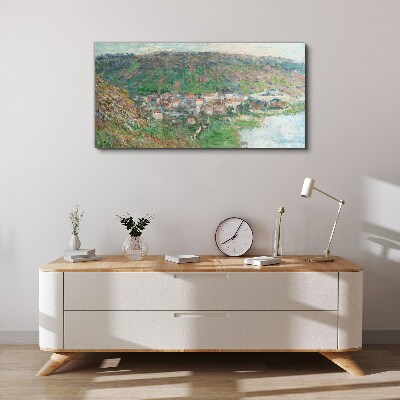 Obraz Canvas Wiosenny pejzaż nad rzeką
