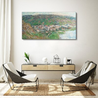 Obraz Canvas Wiosenny pejzaż nad rzeką
