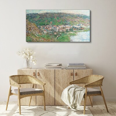 Obraz Canvas Wiosenny pejzaż nad rzeką