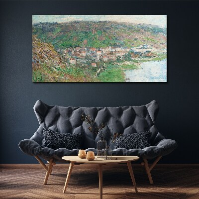 Obraz Canvas Wiosenny pejzaż nad rzeką