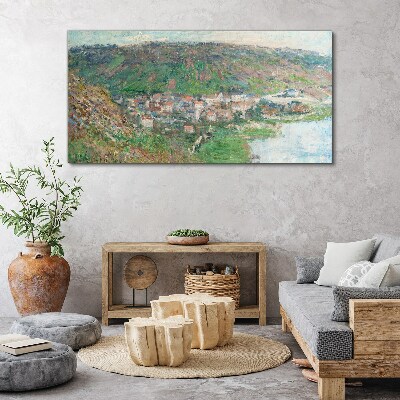 Obraz Canvas Wiosenny pejzaż nad rzeką
