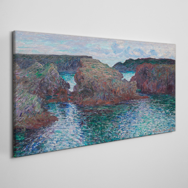 Obraz Canvas Klify nadmorskie w świetle dnia