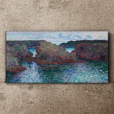 Obraz Canvas Klify nadmorskie w świetle dnia