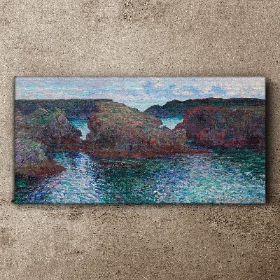Obraz Canvas Skał Ocean Monet
