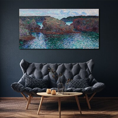 Obraz Canvas Klify nadmorskie w świetle dnia