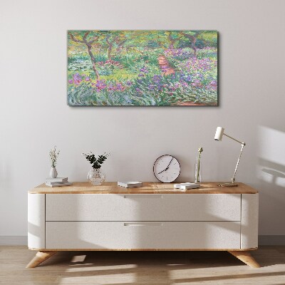 Obraz na Płótnie Ogród w Giverny Monet