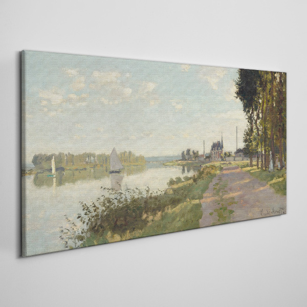 Obraz Canvas Spokojny pejzaż nad rzeką