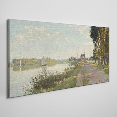 Obraz Canvas Promenada w Argenteuil Monet