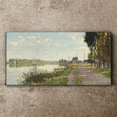 Obraz Canvas Spokojny pejzaż nad rzeką