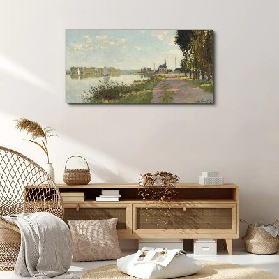 Obraz Canvas Promenada w Argenteuil Monet