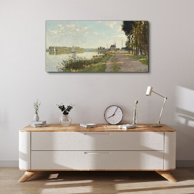 Obraz Canvas Spokojny pejzaż nad rzeką