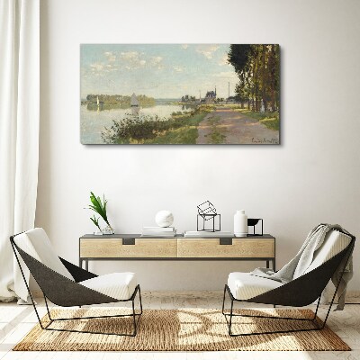 Obraz Canvas Spokojny pejzaż nad rzeką
