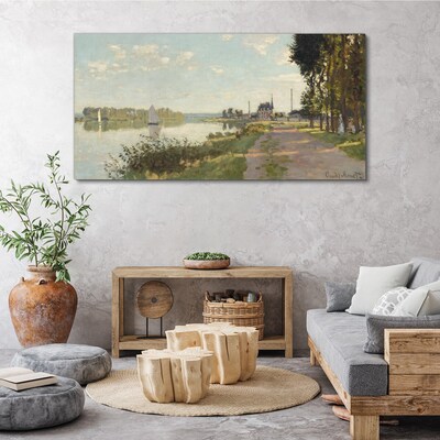 Obraz Canvas Spokojny pejzaż nad rzeką