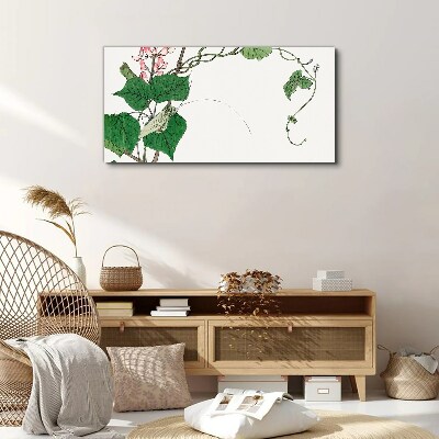 Obraz Canvas Kwiaty i owady w harmonii