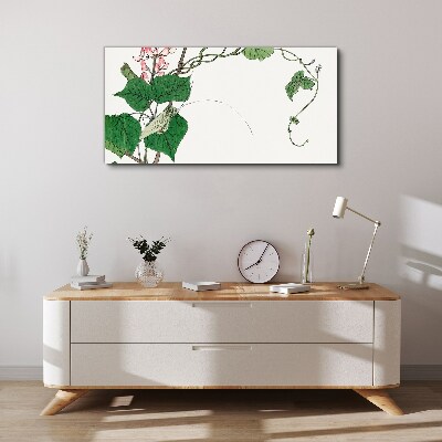 Obraz Canvas Kwiaty i owady w harmonii