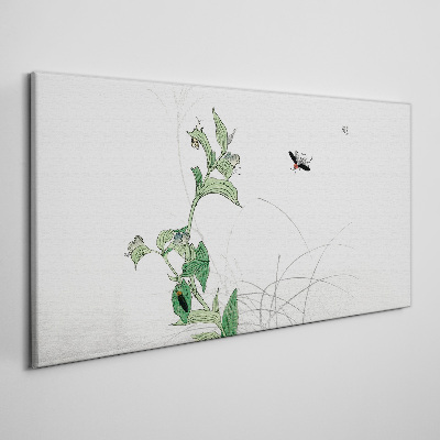 Obraz Canvas Delikatność natury z motylem