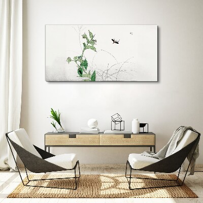 Obraz Canvas Delikatność natury z motylem