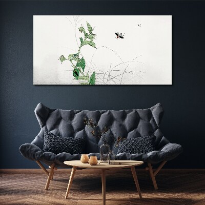 Obraz Canvas Delikatność natury z motylem