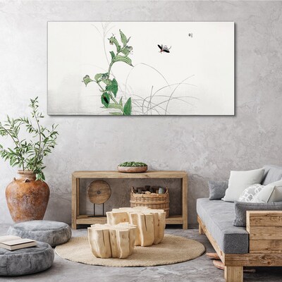 Obraz Canvas Delikatność natury z motylem