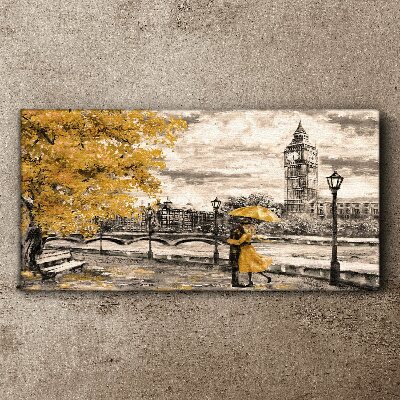 Obraz Canvas Złota jesień w Londynie