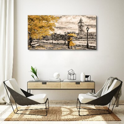 Obraz Canvas Złota jesień w Londynie