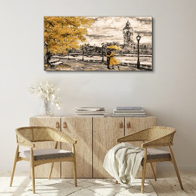 Obraz Canvas Złota jesień w Londynie
