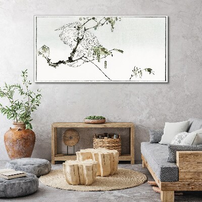 Obraz Canvas Ptak na gałęzi