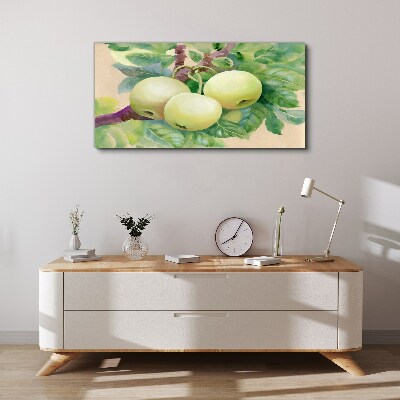 Obraz Canvas Jabłkowy ogród w pastelowych barwach