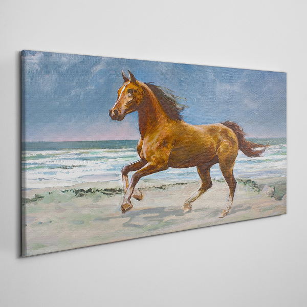 Obraz Canvas Galloping Horse by Unknown Artist