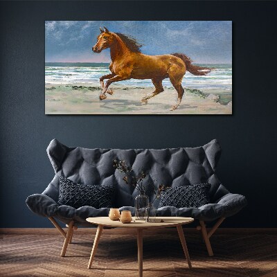 Obraz Canvas Galloping Horse by Unknown Artist