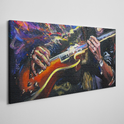 Obraz Canvas Muzyczna pasja w kolorach