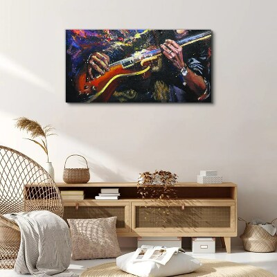 Obraz Canvas abstrakcja muzyka gitara