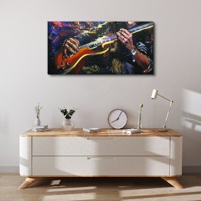 Obraz Canvas abstrakcja muzyka gitara