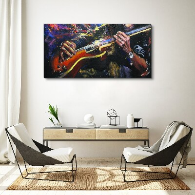 Obraz Canvas Muzyczna pasja w kolorach