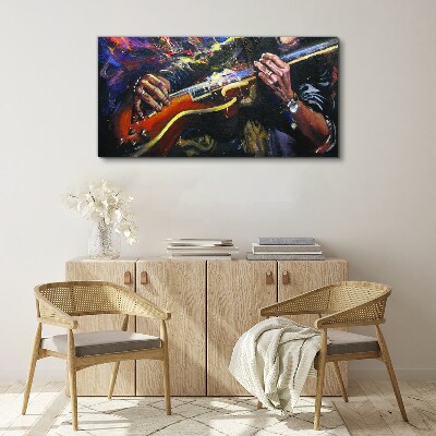 Obraz Canvas Muzyczna pasja w kolorach