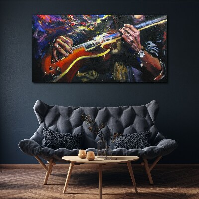 Obraz Canvas Muzyczna pasja w kolorach