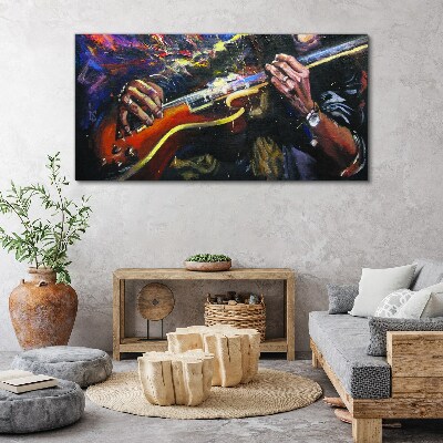 Obraz Canvas Muzyczna pasja w kolorach