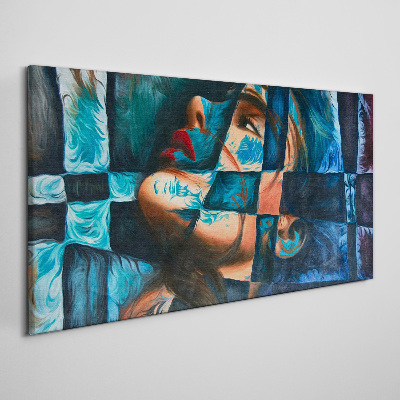 Obraz Canvas Fragmenty emocji w kolorze