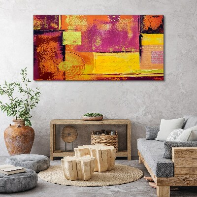 Obraz Canvas Kolorowe abstrakcyjne kompozycje