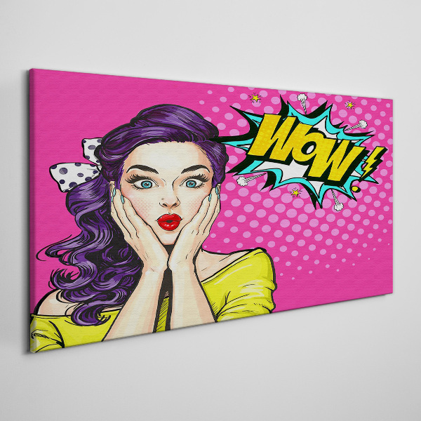 Obraz Canvas Zaskoczenie w Pop-Arcie