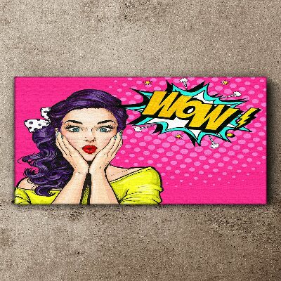 Obraz Canvas Zaskoczenie w Pop-Arcie
