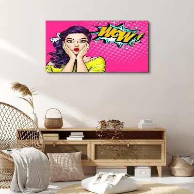 Obraz Canvas Zaskoczenie w Pop-Arcie