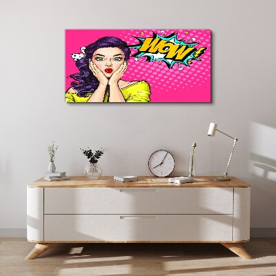 Obraz Canvas Zaskoczenie w Pop-Arcie